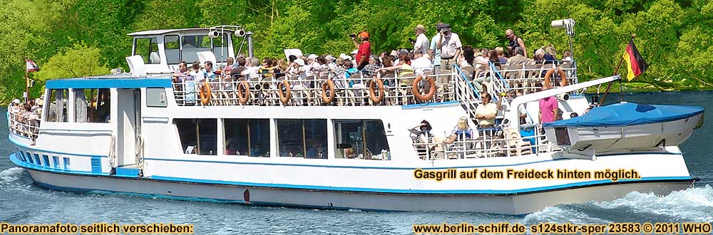 Berlin Schiff mieten Grillschiff Partyschiff Partyboot Grillboot Havel