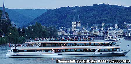 Silvester auf dem Rhein - Silvesterfeier bei Köln mit Abfahrt in Köln-Porz