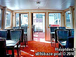 Hauptdeck-Salon Elbeschiff der Elbeschifffahrt bei Dresden und Radebeul
