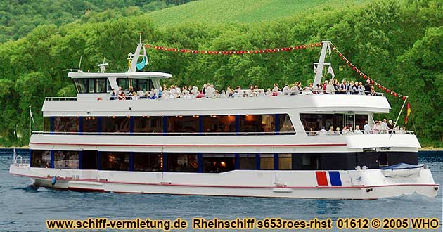 Rheinschiff s653roes Assmannshausen Bingen Rüdesheim Wiesbaden Mainz
