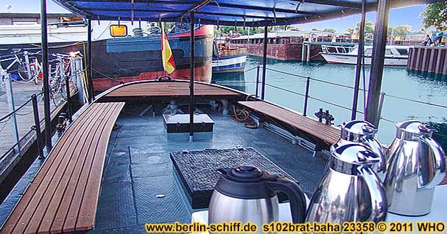 Berlin Rummelsburg Schiff mieten Grillschiff Partyschiff Partyboot Grillboot Jannowitzbrcke Friedrichshain Moabit Historischer Hafen