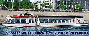 Spreeschiff s103mick-evdi Berlin Schiff Spree