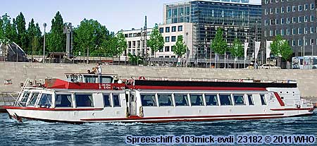 Spreeschiff s103mick-evdi Berlin Schiff Spree