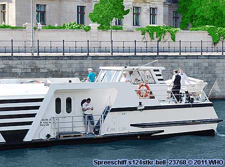 Motorjacht Spreeschiff s124stkr-bell Berlin Spree Schiff mieten