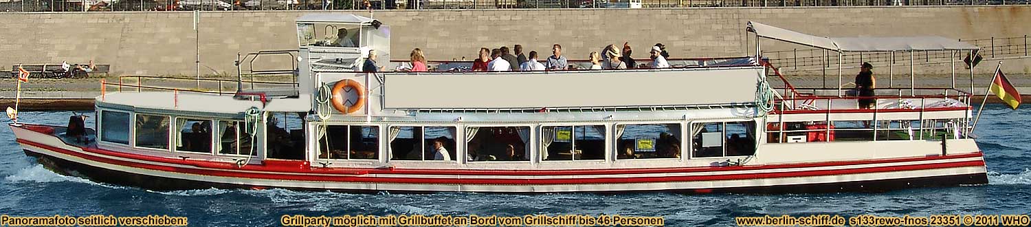 Berlin Charlottenburg Schiff mieten Grillschiff Partyschiff Partyboot Grillboot Jannowitzbrücke Friedrichshain Moabit Historischer Hafen