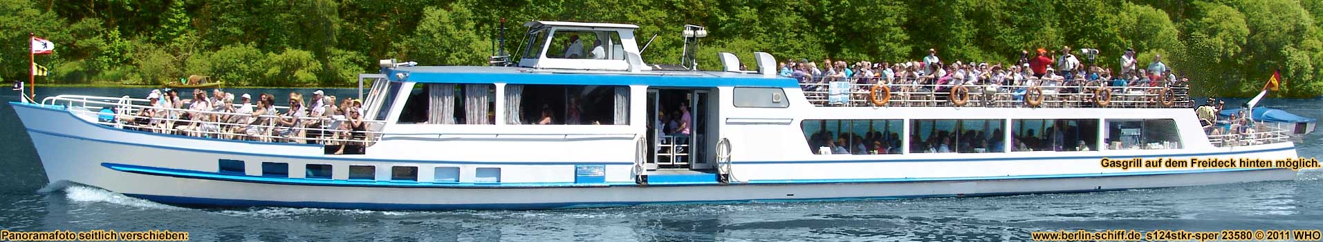 Berlin Schiff mieten Grillschiff Partyschiff Partyboot Grillboot Havel