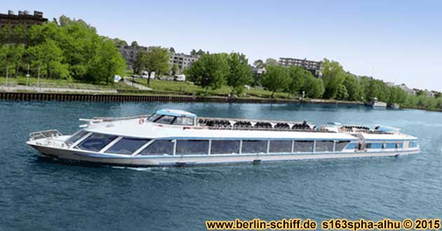 Spreeschiffe ab 100 Fahrgste im Salon in Berlin auf der Spree und Havel