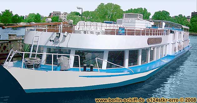 Berlin Schiff mieten Spreeschiff mit Buffet bis 100 Pers. Kreuzberg Mitte Charlottenburg