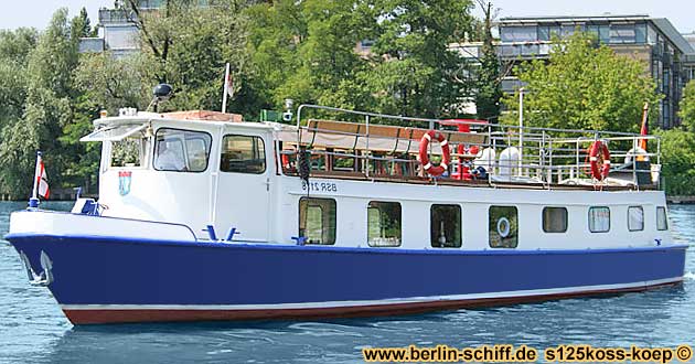Berlin Köpenick Schiff mieten Grillschiff Partyschiff Partyboot Grillboot
