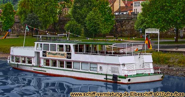 Schiff Vermietung Elbe s017pfre Schiffsrundfahrten der Elbeschifffahrt in der Schsischen Schweiz zwischen Pirna, Stadt Wehlen, Kurort Rathen, Knigstein und Bad Schandau sowie im Raum Dresden in Deutschland und Hrensko in Tschechien.