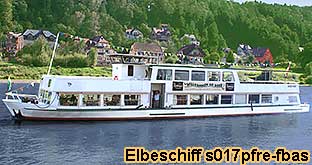 Schiff Vermietung Elbe s017pfre Schiffsrundfahrten der Elbeschifffahrt in der Schsischen Schweiz zwischen Pirna, Stadt Wehlen, Kurort Rathen, Knigstein und Bad Schandau sowie im Raum Dresden in Deutschland und Hrensko in Tschechien.