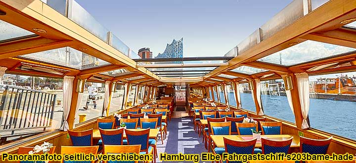Elbeschiff s203bame-hade Hafenrundfahrten und Elbefahrten zwischen Geesthacht, Hamburg / Sandtorhft, Hamburg-St. Pauli, Landungsbrcken, Altona/Fischmarkt und Stade-Stadersand.