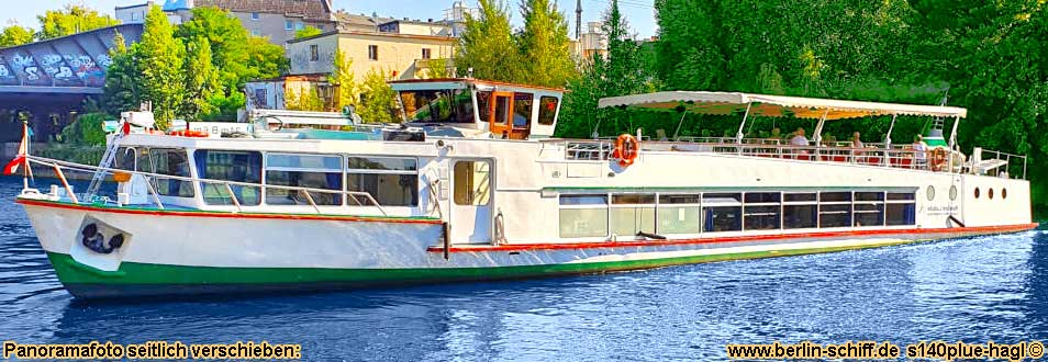 Berlin Spandau Lindenufer Schiff mieten Partyschiff Partyboot Grillboot Spree Havel