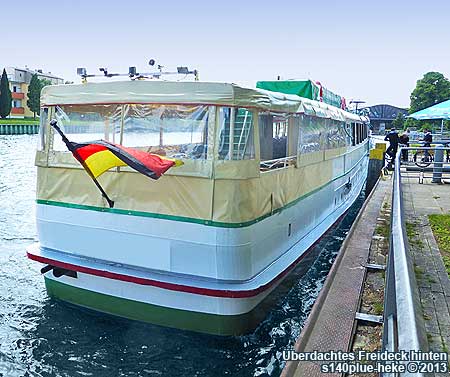 Berlin Spandau Lindenufer Schiff mieten Grillschiff Partyschiff Partyboot Grillboot Spree Havel