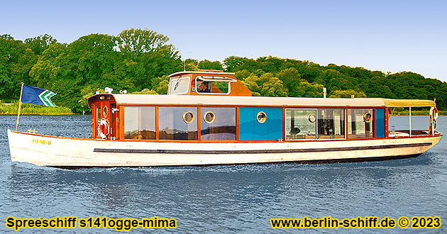 Berlin Salonschiff von Rummelsburg auf der Spree zum Landwehrkanal, Mggelsee und zur Dahme