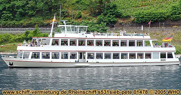 Schiff-Vermietung Rhein Schiff mieten Bonn Knigswinter Godesberg Mondorf Linz Remagen Andernach Mittelrhein Kln Niederrhein