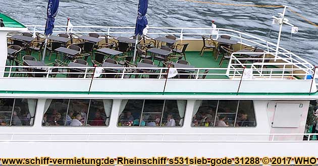 Schiff-Vermietung Rhein Schiff mieten Bonn Knigswinter Godesberg Mondorf Linz Remagen Andernach Mittelrhein Kln Niederrhein