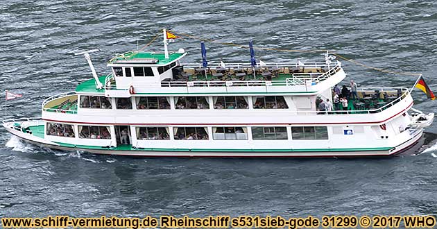 Schiff-Vermietung Rhein Schiff mieten Bonn Knigswinter Godesberg Mondorf Linz Remagen Andernach Mittelrhein Kln Niederrhein