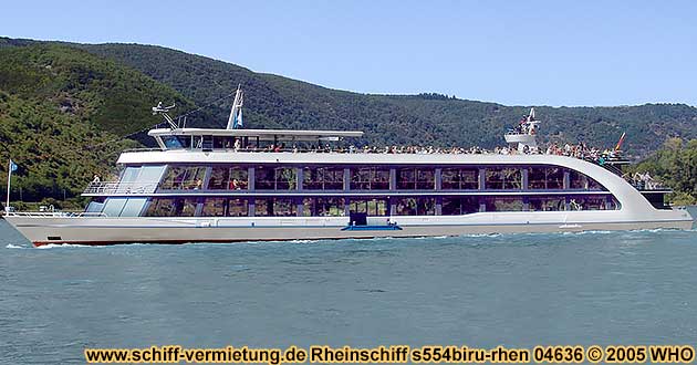 Galerischiff mieten Rhein Rdesheim, Bingen, Mainz, Wiesbaden