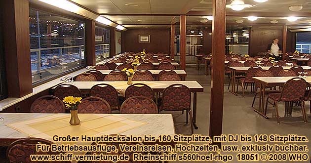 Rheinschiff auf Rhein, Main und Mosel: Frankfurt Main Hchst Rsselsheim Flrsheim Worms Mainz Wiesbaden Biebrich, Eltville Rdesheim Bingen Assmannshausen Bacharach Oberwesel Loreley St. Goarshausen St. Goar Boppard Braubach Lahnstein Koblenz Knigswinter Bonn Kln Dsseldorf