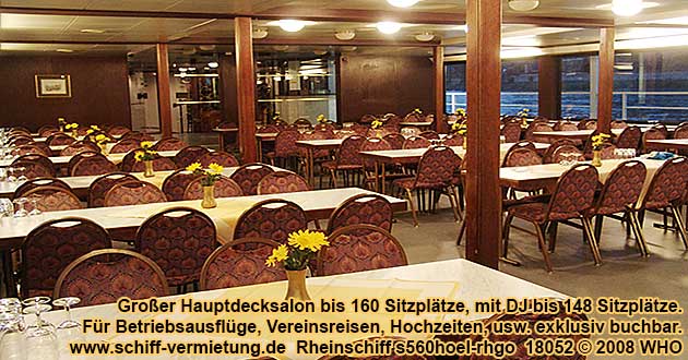 Rheinschiff auf Rhein, Main und Mosel: Frankfurt Main Hchst Rsselsheim Flrsheim Worms Mainz Wiesbaden Biebrich, Eltville Rdesheim Bingen Assmannshausen Bacharach Oberwesel Loreley St. Goarshausen St. Goar Boppard Braubach Lahnstein Koblenz Knigswinter Bonn Kln Dsseldorf