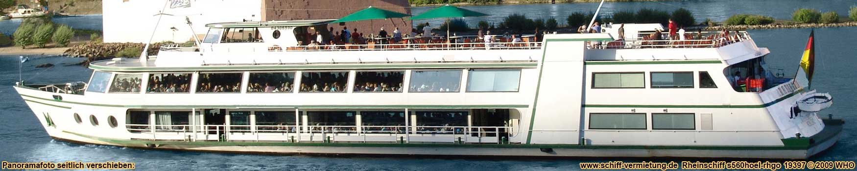 Rheinschiff auf Rhein, Main und Mosel: Frankfurt Main Hchst Rsselsheim Flrsheim Worms Mainz Wiesbaden Biebrich, Eltville Rdesheim Bingen Assmannshausen Bacharach Oberwesel Loreley St. Goarshausen St. Goar Boppard Braubach Lahnstein Koblenz Knigswinter Bonn Kln Dsseldorf