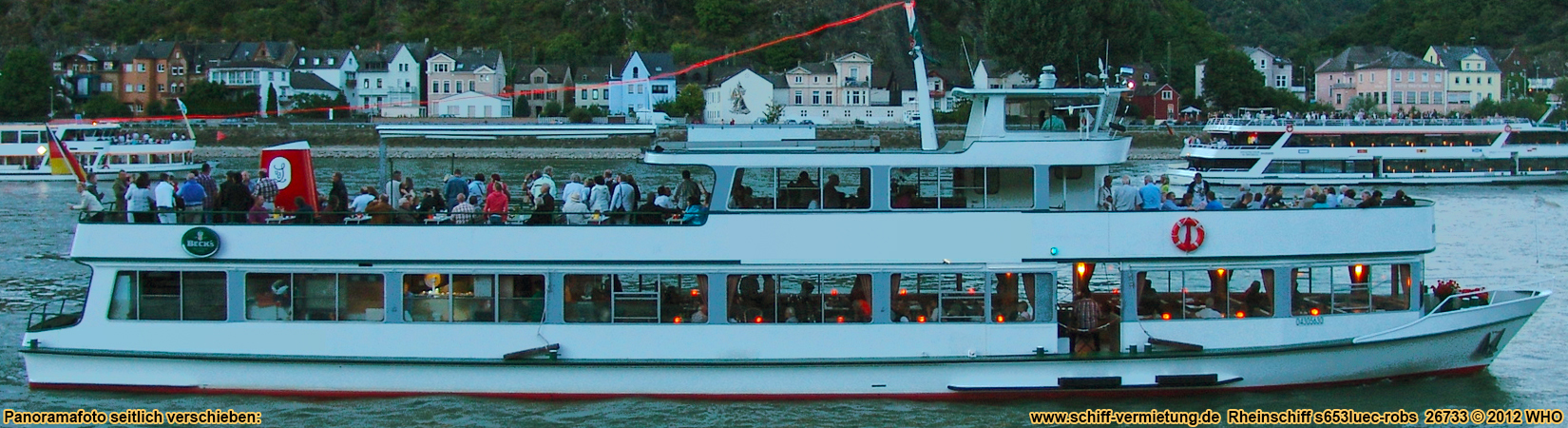 Rheinschiff s653luec-wsch Schiff Rhein Mainz Wiesbaden Biebrich Rdesheim Bingen Loreley Frankfurt Main Rsselsheim Flrsheim