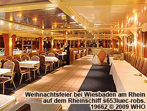 Rheinschiff s653luec-robs Rheinschifffahrt bei Rüdesheim, Bingen, Ingelheim-Freiweinheim, Eltville, Wiesbaden und Mainz.
