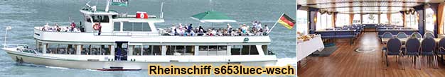 Rheinschiff s653luec-robs Rheinschifffahrt bei Rdesheim, Bingen, Ingelheim-Freiweinheim, Eltville, Wiesbaden, Mainz, Rsselsheim, Frankfurt am Main.