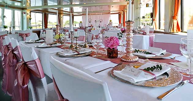 Hochzeitsfeier Hochzeit Schiff Frankfurt Main Bingen Rhein Rdesheim Wiesbaden Mainz