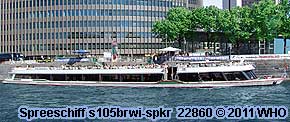 Spreeschiff s105brwi-spkr Berlin Spree Schiff