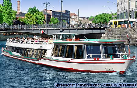 Spreeschiff s105brwi-char Berlin Schiff Spree
