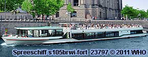 Spreeschiff s105brwi-fort Berlin Spree Schiff