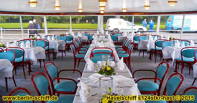 Havelschiff s124stkr-hast auf Havel, Tegeler See und Wannsee  Havelschifffahrt Charterfahrt 2024 2025