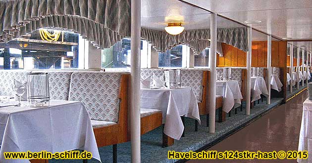 Havelschiff s124stkr-hast auf Havel, Tegeler See und Wannsee  Havelschifffahrt Charterfahrt 2024 2025