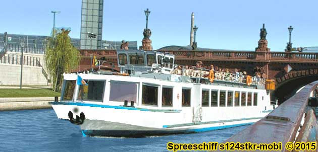 Schiff Vermietung in Berlin Spreeschiff s124stkr-mobi Schiff Mieten zu Schiffsrundfahrten auf der Spree