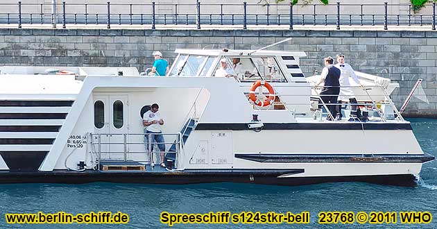 Luxus-Einraum-Spreeyacht s124stkr-bell Schiff mieten in Berlin auf Spree und Landwehrkanal fr 72 Pers.