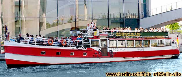 Berlin Schiff Mieten Spree Schifffahrt Charlottenburg Spreeschiff