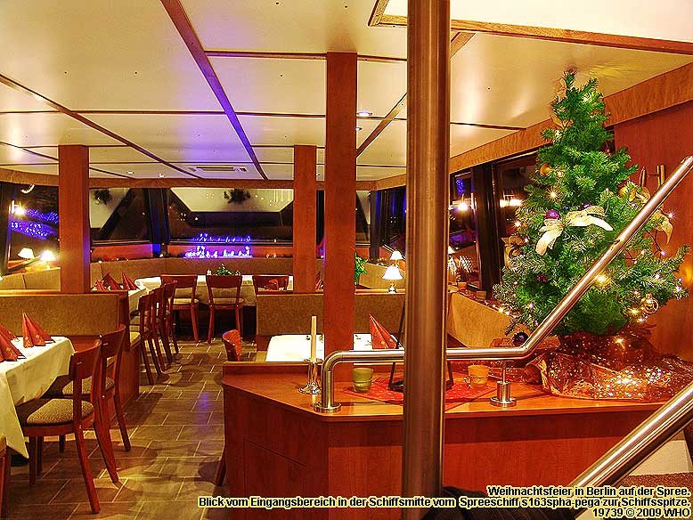 Weihnachtsfeier Berlin Mitte Schiffbauerdamm Schiff mieten Grillschiff Partyschiff Partyboot Grillboot Spree